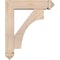 Ekena Millwork Westlake Arts and Crafts Smooth Bracket w/ Offset Brace, Douglas Fir, 5 1/2"W x 20"D x 24"H BKT0604X20X24WTL03SDF - alternate 4